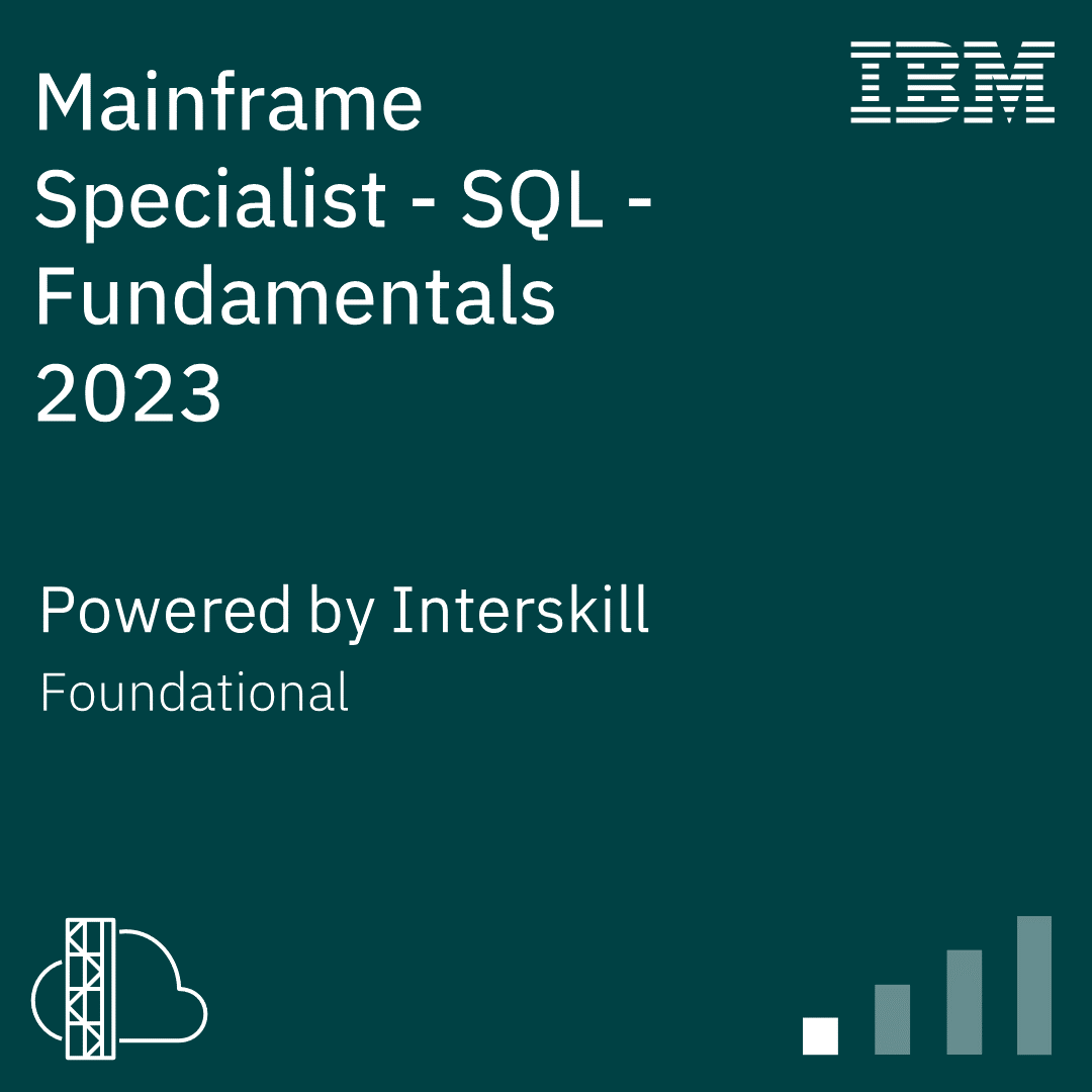 Interskill - Mainframe Specialist - SQL - Fundamentals 2023