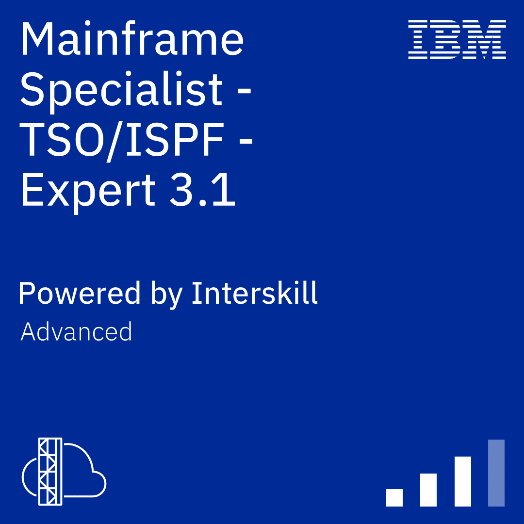 Interskill - Mainframe Specialist - TSO/ISPF - Expert 3.1