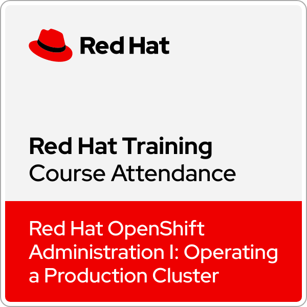 Red Hat OpenShift Administration I: Operating a Production Cluster (DO180) - Ver. 4.18