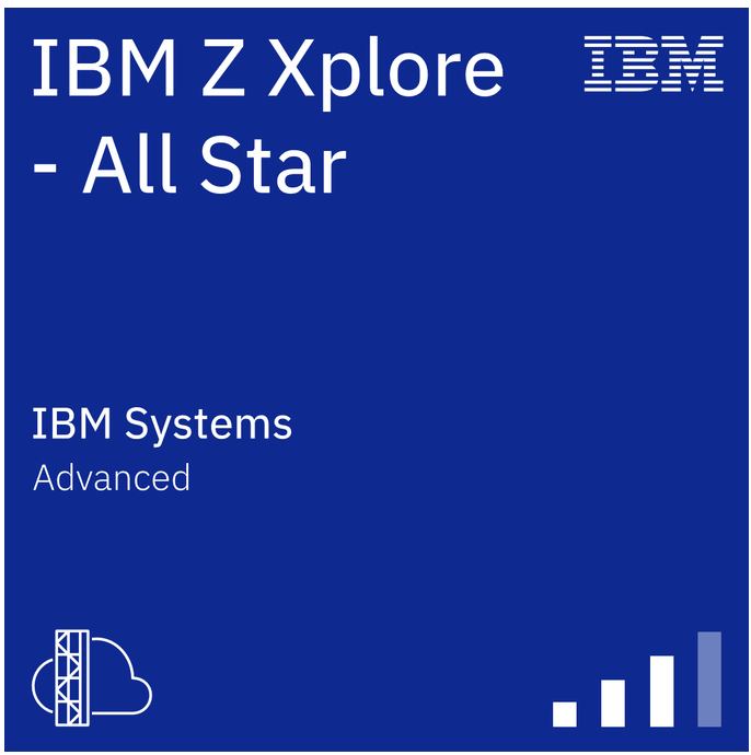 IBM Z Xplore - All Star badge